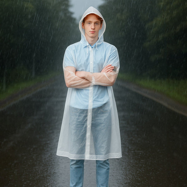 Eva Portable Rain Coat, Waterproof Raincoat (1pc) the24kgal