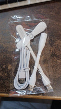 Portable Mini USB Fan, USB Light & Micro USB Cable (3 Pcs Set) the24kgal