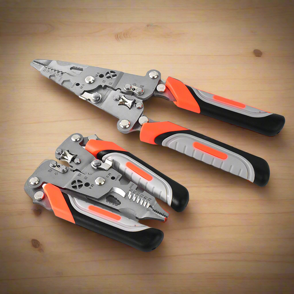 8 in 1 Wire Stripper Pliers, Soft Grip the24kgal