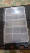 15-Grid Clear Plastic Jewelry Organizer Box with Dividers (1 Pc) the24kgal
