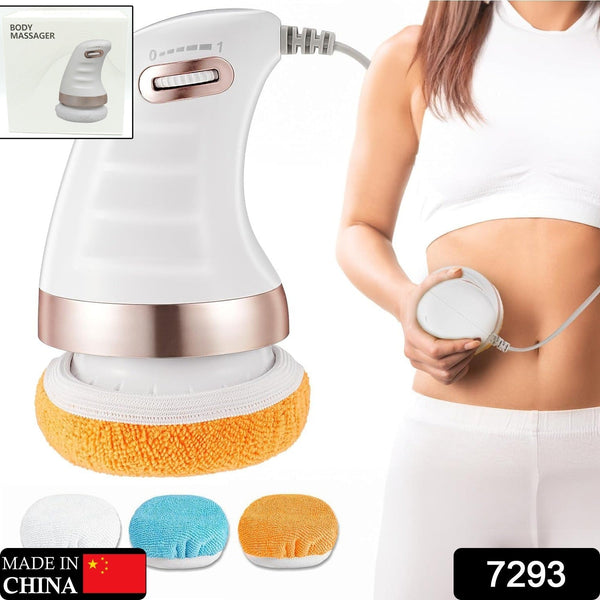 Body Sculpting Massager with 3 Pads, Adjustable Speed, Handheld Electric Massager for Full Body (1 Pc) the24kgal