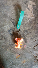 Cute Cartoon Silicone 3D Key Chain with Metal Hook & Strap (Pack of 1 / Mix Design) the24kgal