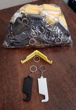 2 in 1 Plastic Keychain with Mobile Stand / Phone Holder (100 Pcs Set / Multicolor) the24kgal