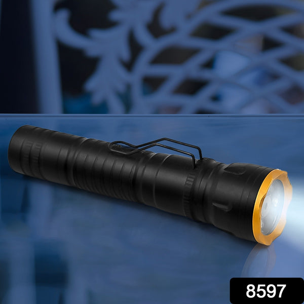 2in1 5 LED With 1 Laser Light Portable Mini Torch / Flashlight LED Powerful High Lumens Pen Light with Clip, Portable Pocket Compact Torch for Emergency A Battery operated (1 Pc / Battery not included) the24kgal