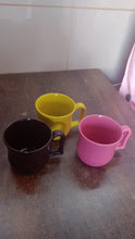 Premium Plastic Coffee / Tea Cups / Mug with Handle (1 Pc / Loose / Mix Color) the24kgal