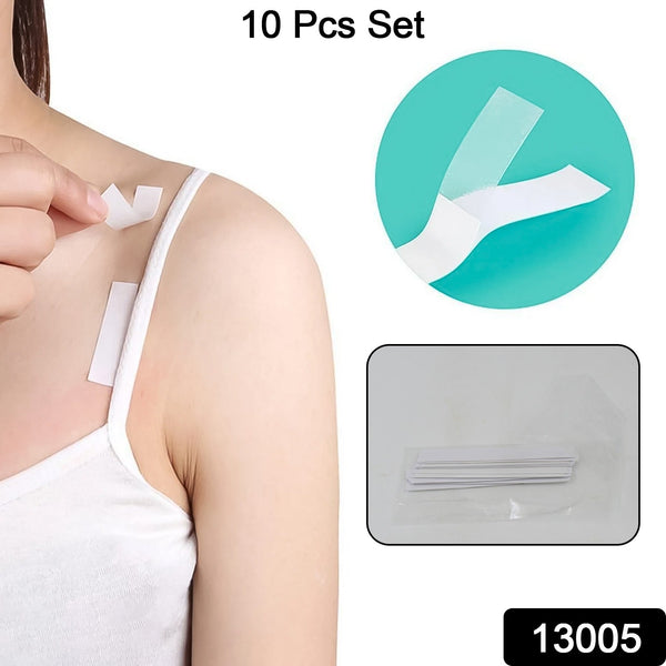 Waterproof Anti-Skid Transparent Medical Tape for Lingerie (10 Pcs Set) the24kgal