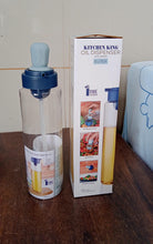 2 in 1 Transparent oilar dispenser with Silicone Oil Dropper Nozzle (1 Pc / With Brush / 1 Ltr.) the24kgal