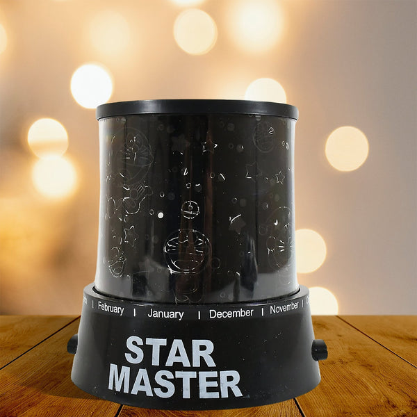 LED Projector Night Light Amazing Lamp, 3 Battery operated lamps, Rotation With the music Function, Master for Kids Bedroom Home Decoration Night Romantic Gift (Battery Not Included / 1 pc) the24kgal