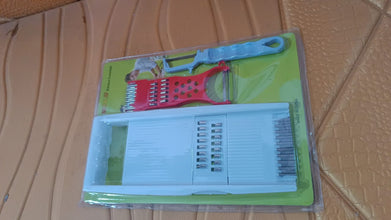 3 in 1 Kitchen Set: Grater Base, Slicing Attachment, and Peeler (3 Pcs Set) the24kgal