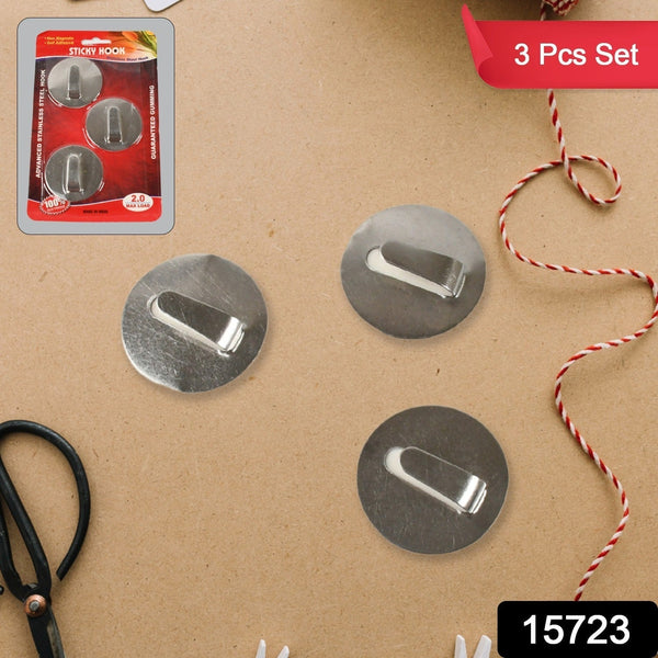 Self- Adhesive Hooks, Heavy Duty Wall Hooks Hangers Stainless Steel Waterproof Sticky Hooks for Hanging Robe Coat Towel Kitchen Bathroom and. the24kgal