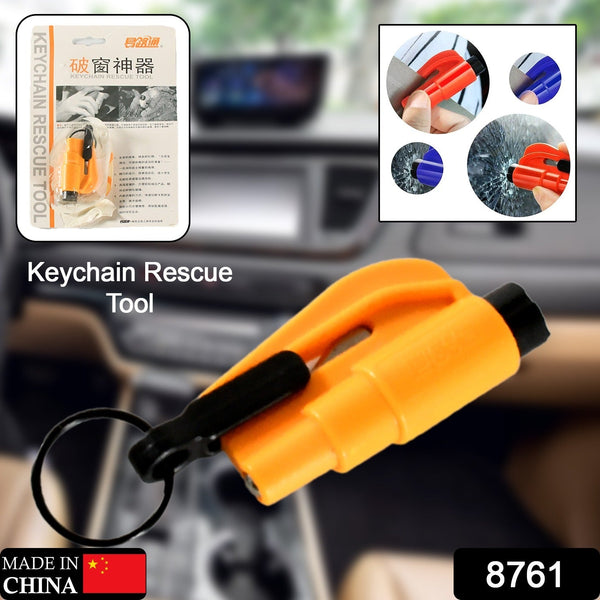 2-in-1 Emergency Safety Cutter – Keychain Tool for Glass Breaking & Seatbelt Cutting, Portable & Handy the24kgal