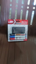 Whiteboard Marker Set (Blue, Black, Red) with Board Duster - Pack of 4 the24kgal