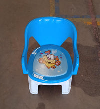 Plastic Multipurpose Strong and Durable Baby Chair with Cushion Base (1 Pc) the24kgal