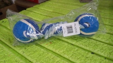 Durable Cotton Rope Dog Toy Two-Way Ball Design (1 Pc) the24kgal