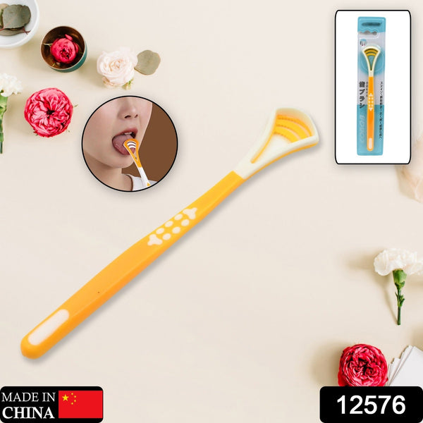 Tongue Scraper & Brush for Fresh Breath (1 Pc) the24kgal