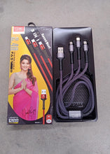 JK 3 in 1 Multi Super Fast Charging Cable (1 Pc / 1200 MM) the24kgal
