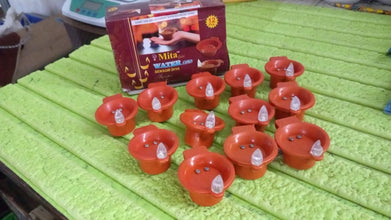 Water Sensor Diyas for Diwali Decoration (12 Pcs Set) the24kgal