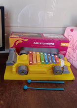 Musical Car Piano Xylophone Toy, Plastic Car Xylophone (1 Set) the24kgal