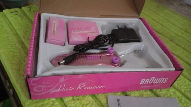Electric Facial Hair Remover Machine (1 Set) the24kgal