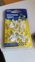 Wire Wall Clips, Plastic Cable Clips Round Wire Pins with Steel Nail (20 Pcs Set) the24kgal