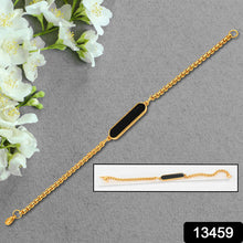 Golden Bracelet Rakhi Gift Bracelet (1 Pc) Wukusy
