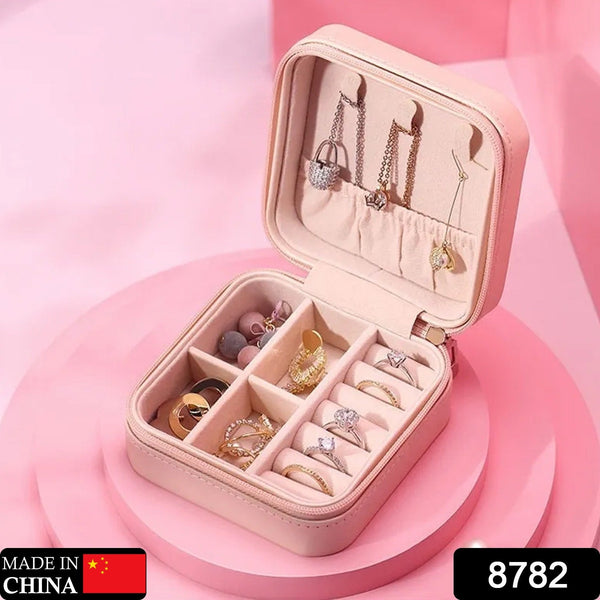 Mini PU Leather jewellery Box for Travel & Storage the24kgal