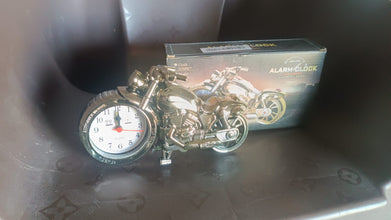 Motorcycle Alarm Clock, Motor Table Clock for Home Decor (1 Pc) the24kgal