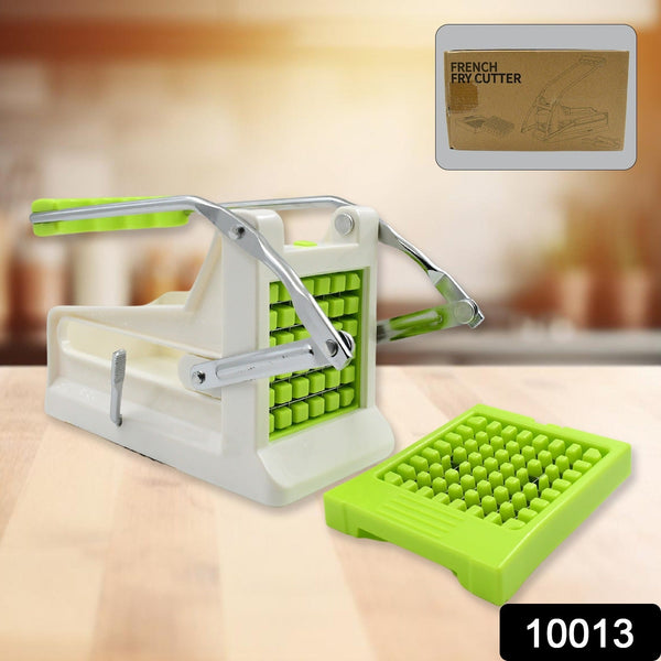 French Fry Cutter, Great with Vegetables, Potato Fries Cutter Professional Vegetable Cutter Stainless Steel Cutter Potato, Onions, Carrots, Cucumbers, Fruits Potato Cutter (1 pc) the24kgal