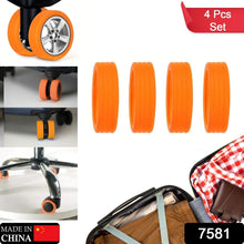 Silicone Suitcase Wheel Covers – Noise Reduction & Protection (4 Pc Set) the24kgal