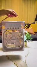 Portable Air Cooler Fan with 7-Color Light – Personal AC Fan