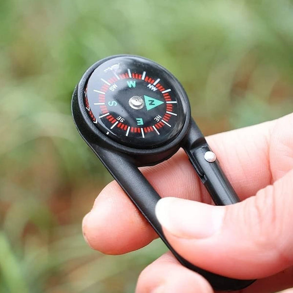 Clip Snap Hook Mini Compass (1 Pc / Mix Design) the24kgal