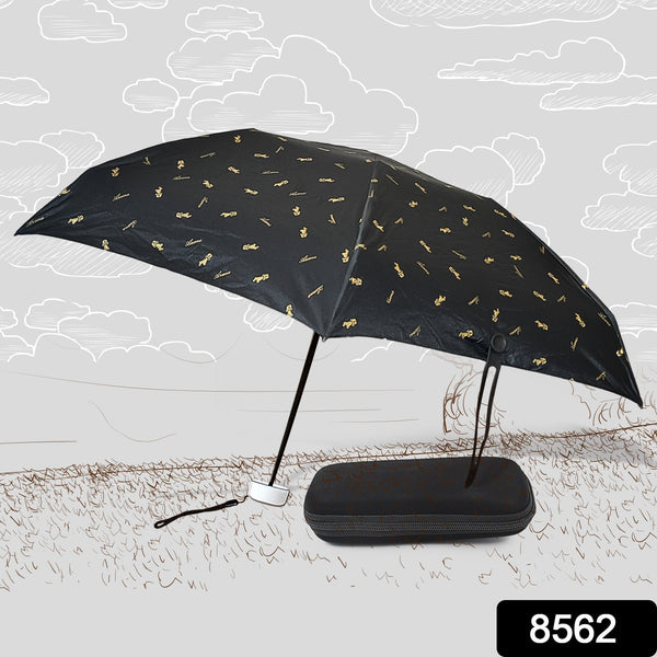 3-Fold Cute Umbrella – Sun & Rain Protection, UV Shield (1 Pc / With Zip Case) the24kgal