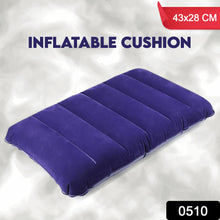 Velvet Air Inflatable Travel Pillow (Blue) the24kgal