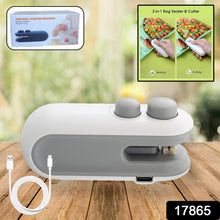 Mini Bag Sealer, 2 in 1 Seal & Cutter Heat Sealers the24kgal