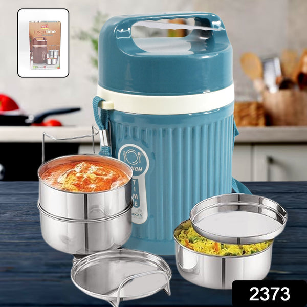 Stackable Insulated Tiffin with Handle (1 Pc): Leakproof, Hot Food Container the24kgal