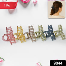 Plastic Hair Clamp Grip, Simple Matte Hair Barrette Clamp (1 Pc) the24kgal