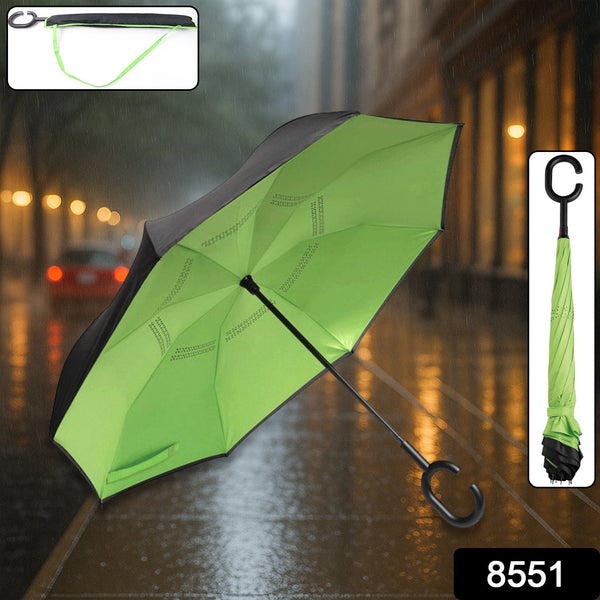 Foldable UV & Rain Umbrella with C-Shaped Handle – Kids (1 Pc / Mix Color) the24kgal