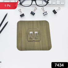 Adhesive Sticky Waterproof and Oil Proof, Reusable Wall Utility Seamless Wall Hook (1 Pc) the24kgal