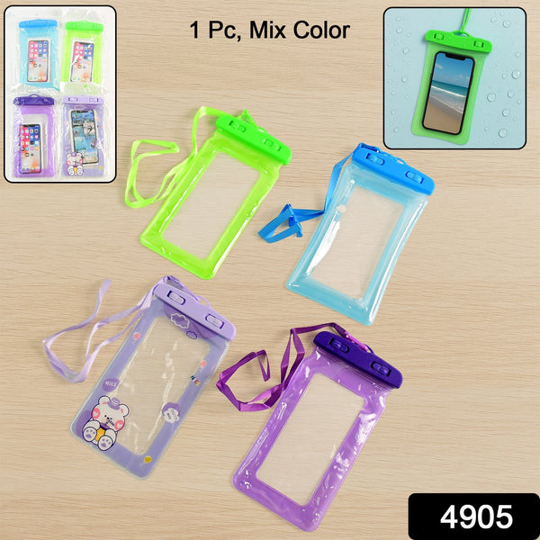 Pouch Cover Mobile Water Protector (1 Pc / Mix Color) the24kgal