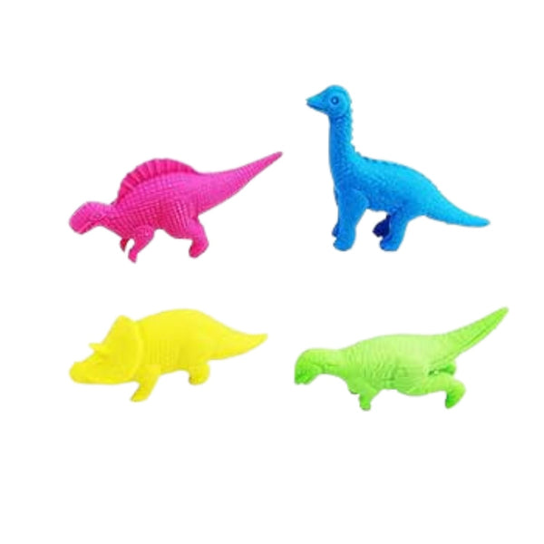 Small Dinosaur Shaped Erasers (4 Pc): Animal Erasers for Kids (School Supplies) the24kgal