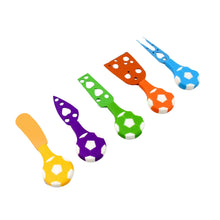 Football Soccer Cheese Knife Set (5 Pcs Set) the24kgal