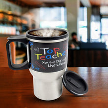 Stainless Steel Insulated Travel Mug - Double-Walled Vacuum Cup with Lid & Handle the24kgal