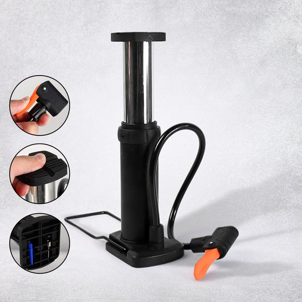 Portable Mini Foot Pump for Bicycle, Bike, and Car the24kgal