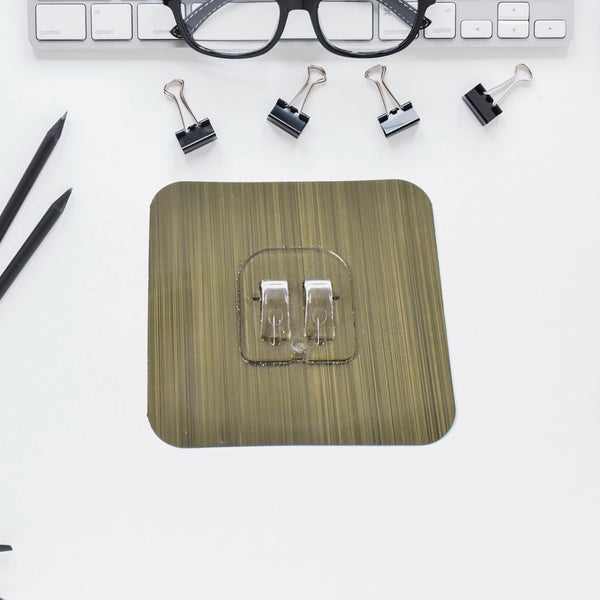 Adhesive Sticky Waterproof and Oil Proof, Reusable Wall Utility Seamless Wall Hook (1 Pc) the24kgal