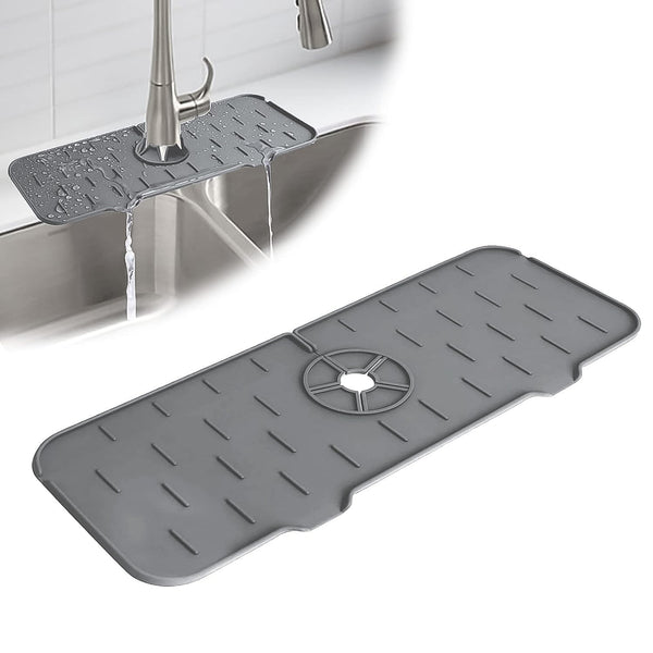 Silicone Sink Faucet Pad / Mat (1 Pc / 33x12 Cm) the24kgal