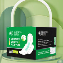 Sanitary Pantyliner with Neem & Aloe Vera, Ultra Thin, PH Balanced, Antibacterial (24 Pads, 155mm) the24kgal