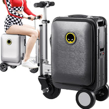 Electric suitcase smart driving luggage electric suitcase scooter with removable battery speed (1 Pc) the24kgal