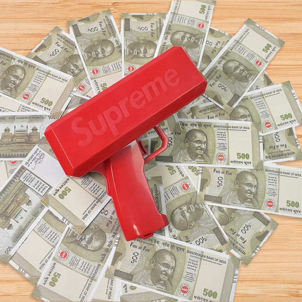 Money Gun Shooter Cash Spray for Party,Wedding, Birthday the24kgal