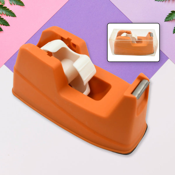 Plastic Tape Dispenser Cutter for Home Office use, Tape Dispenser for Stationary, Tape Cutter Packaging Tape (1 pc / 605 Gm) the24kgal