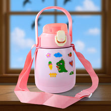 Stainless Steel Vacuum Insulated Water Bottle with Handle & Sticker (700 ML) the24kgal